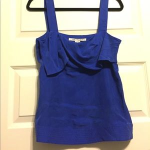 Diane von Frustenberg silk top.