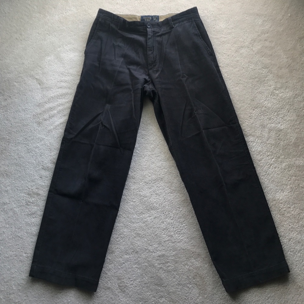 Black corduroy pants (34x30)