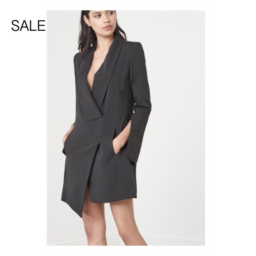 black blazer dress