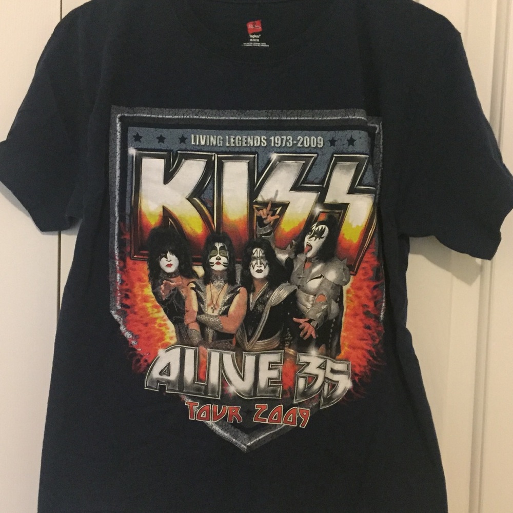 Kiss 💋👅 2009 concert shirt size M🎤🎸🥁🎼