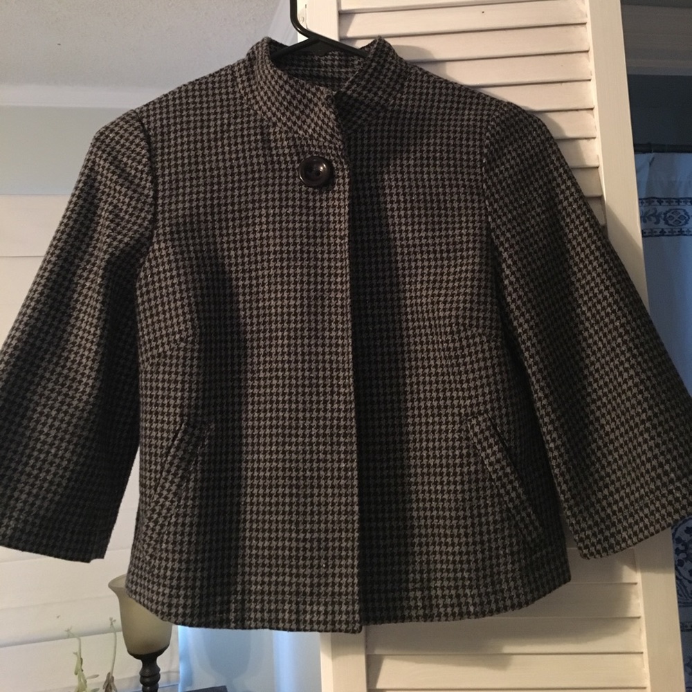 Houndstooth cape - M