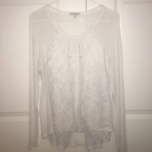 Sparkle white sweater