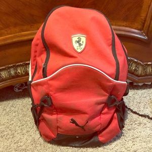 Ferrari backpack!!!!