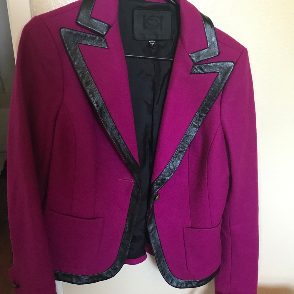 Fuchsia blazer