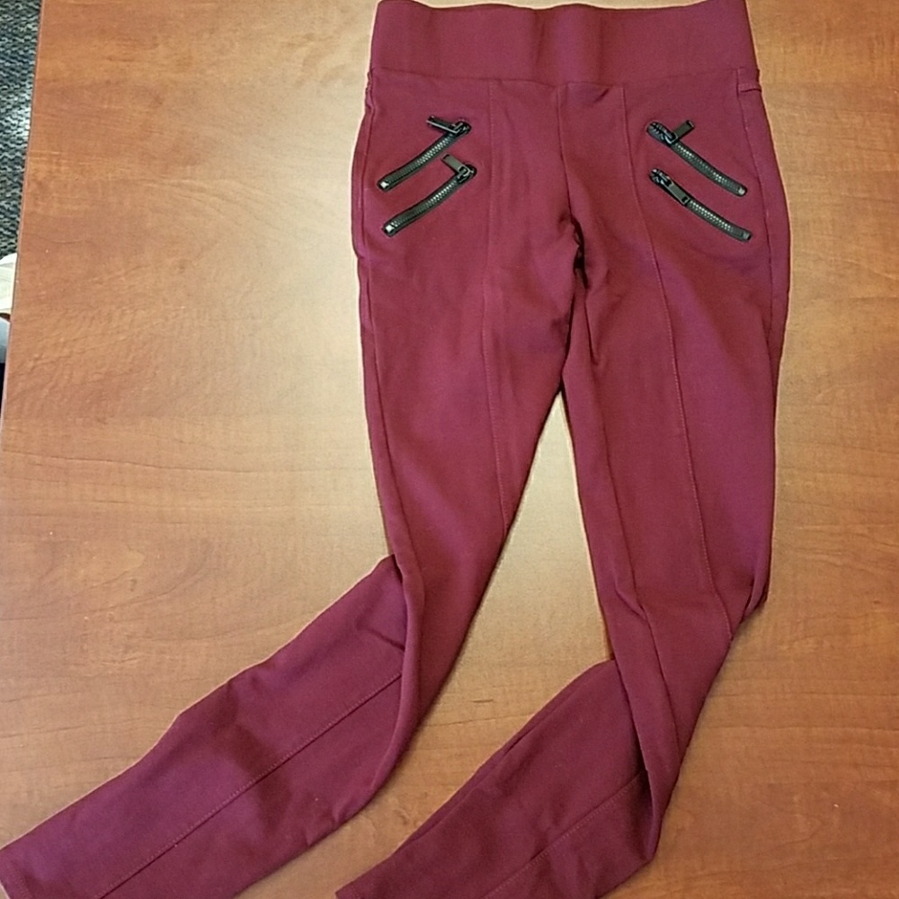 Maroon Ci Sono Pants