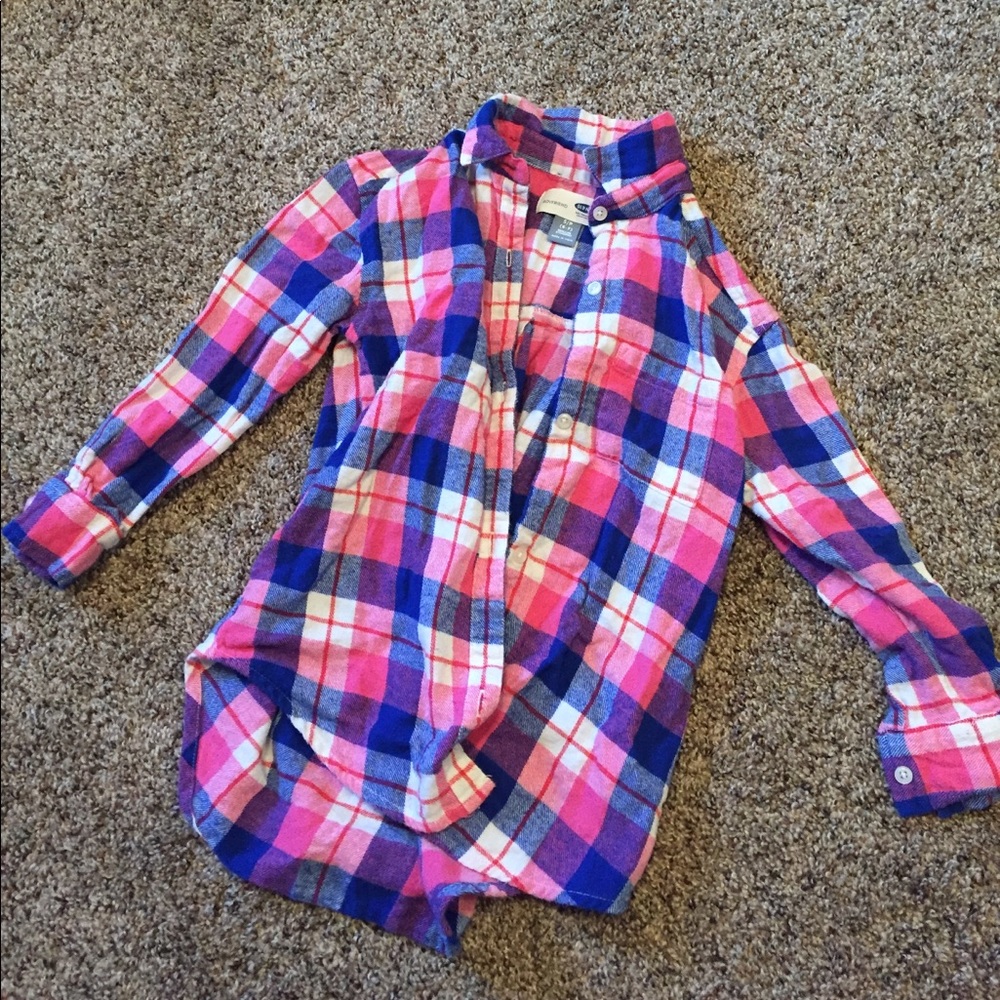Pink/Purple Little Girls Flannel