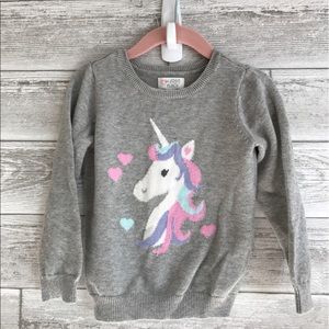 Children's Place unicorn sweater 3T 🦄