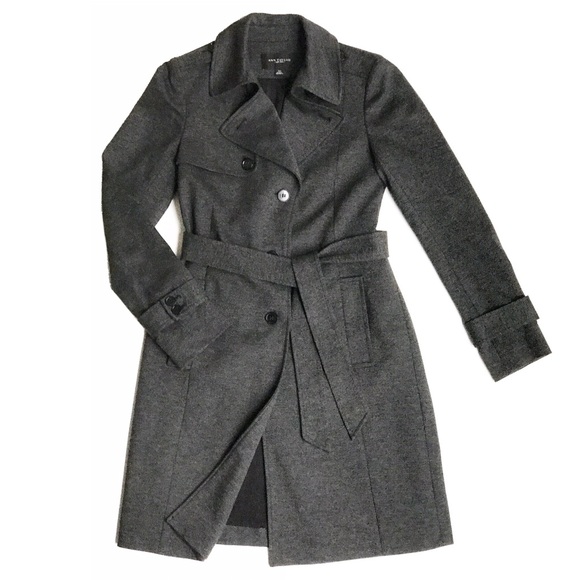 Ann Taylor Jackets & Blazers - Ann Taylor Grey Light Trench Coat