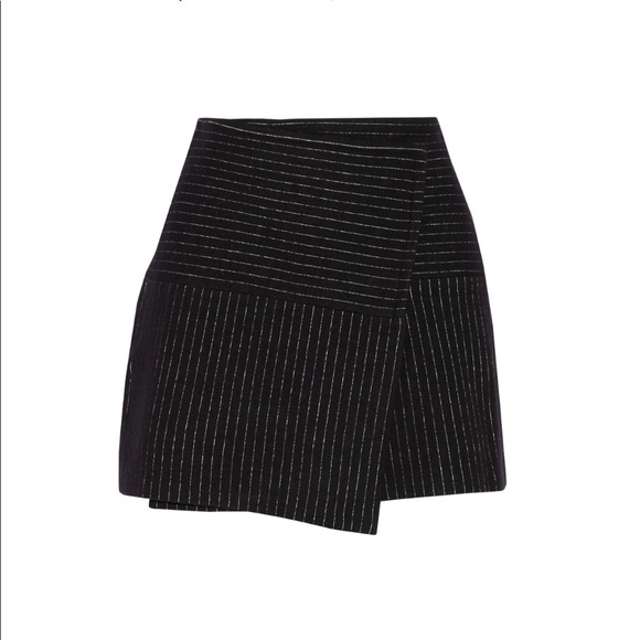 Alice + Olivia Dresses & Skirts - Alice + Olivia Striped Wool Mini Skirt