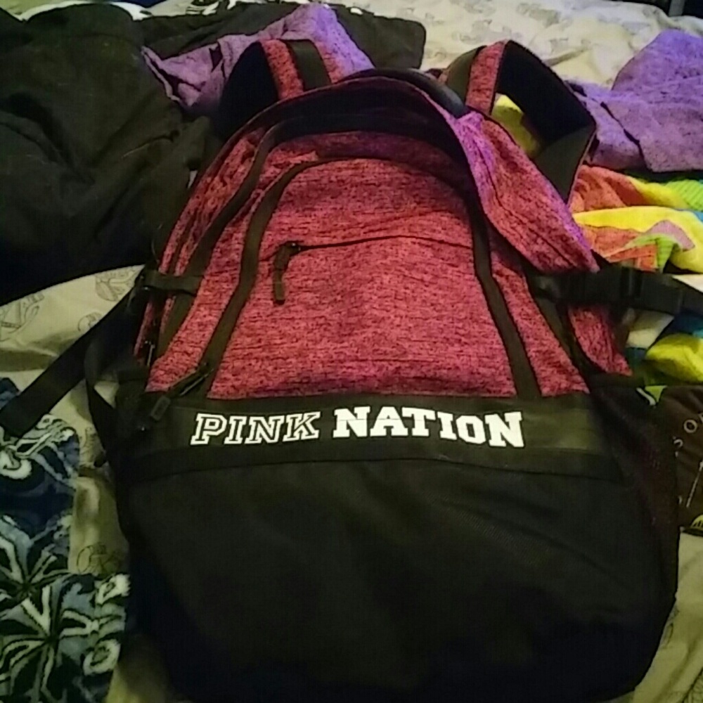PINK VS backpack