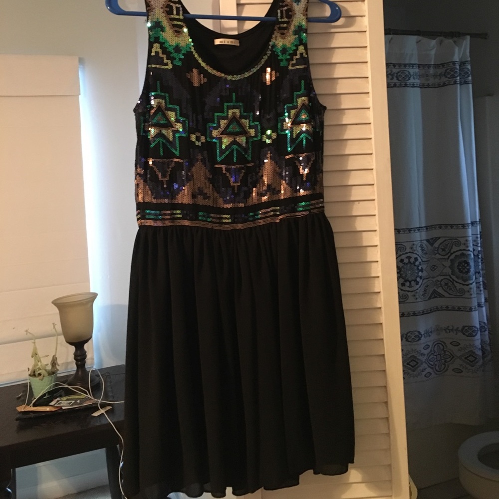 Sequin mini dress NWOT - M