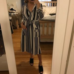 Boohoo Tie Dress