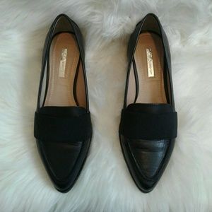 BCBGeneration Jo Black Loafer Flats