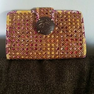 Very Bradley clutch, only uses once.