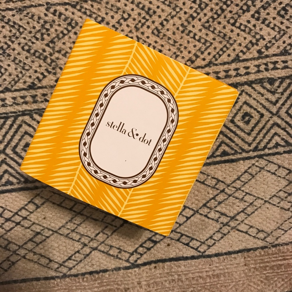 Never been worn Stella + Dot gold coral cuff