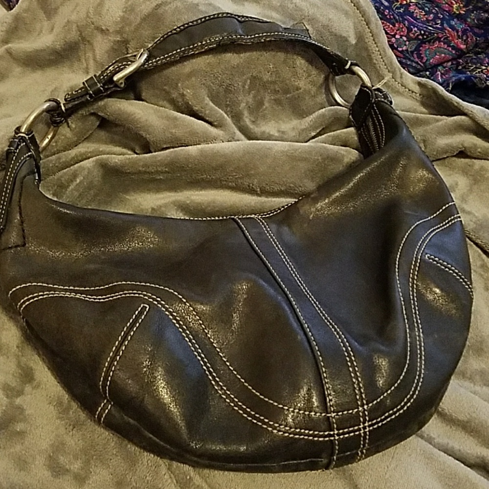 Black coach bag