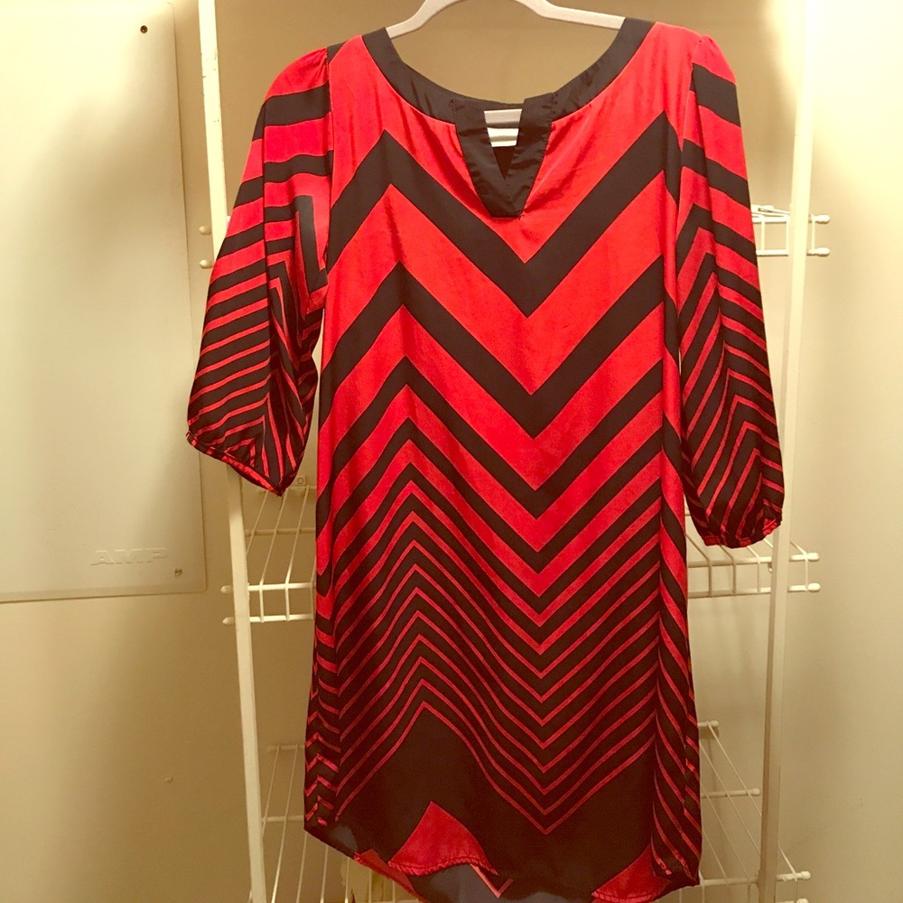 Patterned dress.