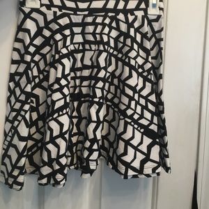 Patterned skater skirt