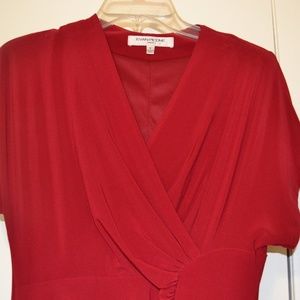 Red Evan Piccone Dress