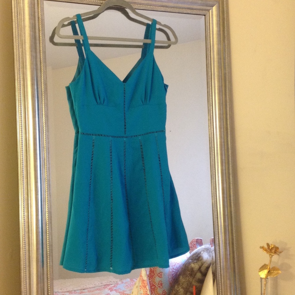 Turquoise dress