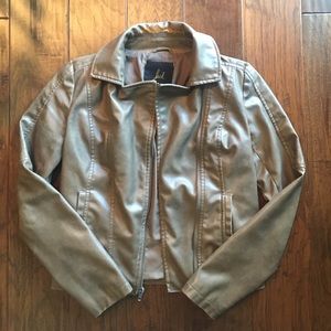 Tan Leather Jacket!!