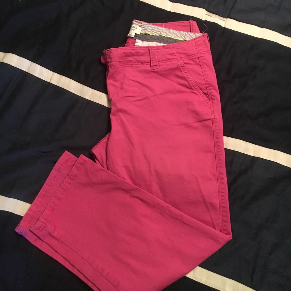 Pink capris