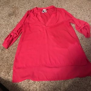 Society Girl Pink Blouse