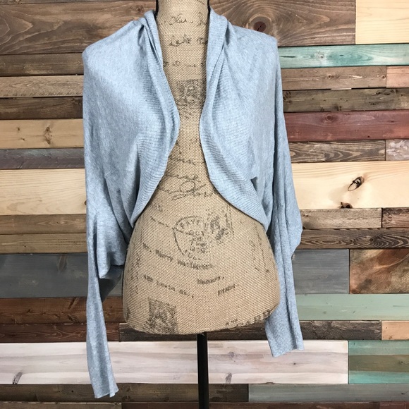 LOFT Sweaters - Loft Grey Cocoon Lightweight Cardigan M/L