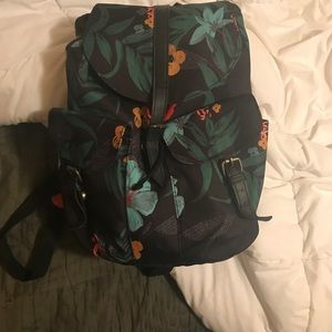 Mossimo floral backpack