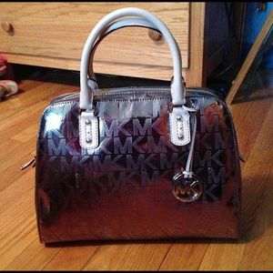 Limited Edition Michael Kors Gunmetal Satchel