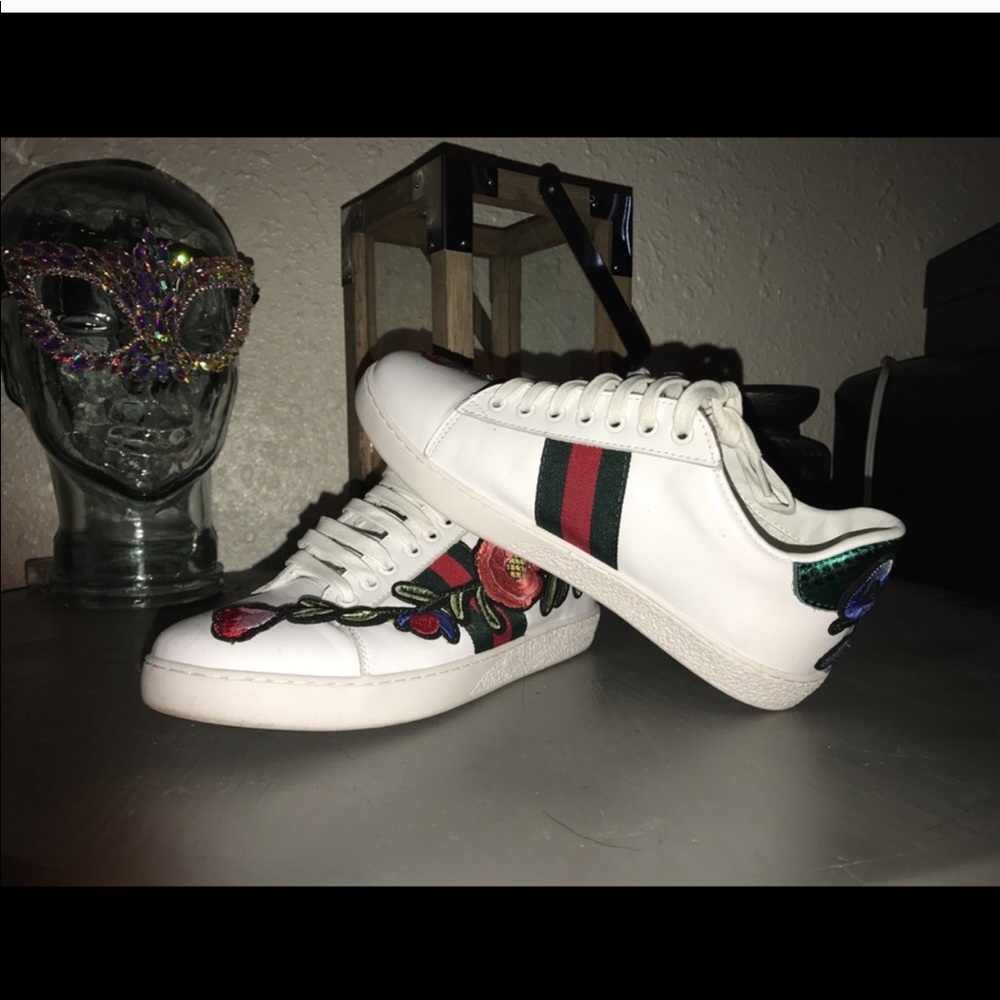Gucci Embroidered Sneakers