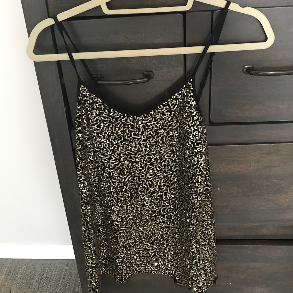 Express sparkle tank top