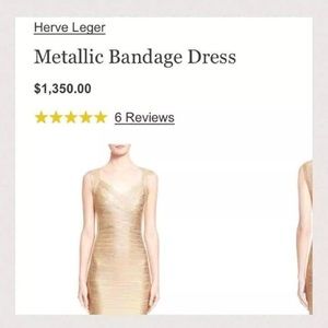 100% AUTHENTIC NWT Herve Leger dress!