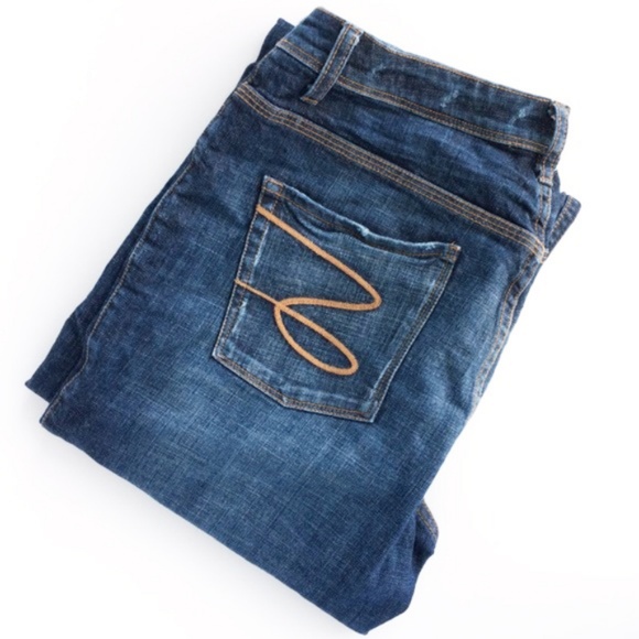 Seven7 Denim - Seven7 medium dark wash jeans boot cut size 14