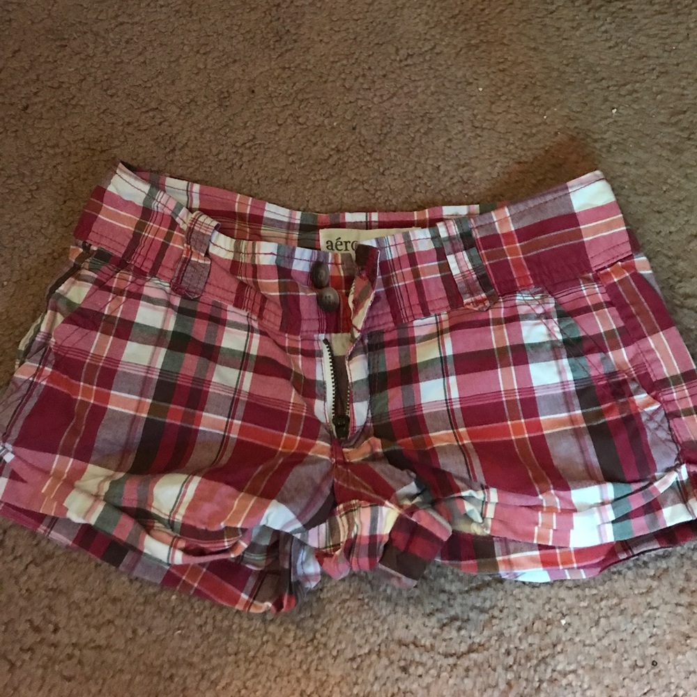 Plaid shorts