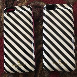 Two Nate Spade rechargeable phone cases