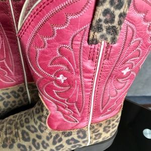 Girls western boots (worn once for a photoshoot)