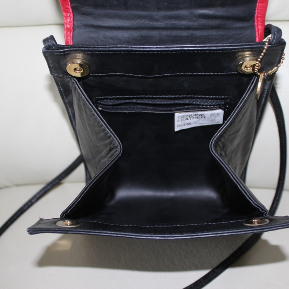 Vintage Reem Genuine Leather Bag Crossbody - Picture 4 of 8