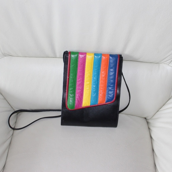 Vintage Reem Genuine Leather Bag Crossbody - Picture 2 of 8