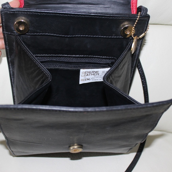 Vintage Reem Genuine Leather Bag Crossbody - Picture 3 of 8