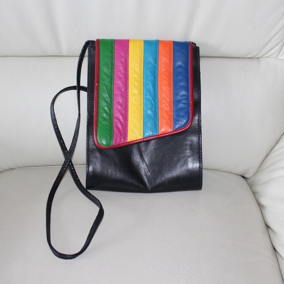 Vintage Reem Genuine Leather Bag Crossbody - Picture 1 of 8