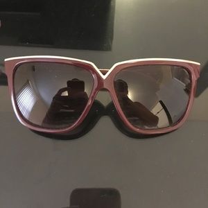 Authentic burgundy Valentino sunglasses