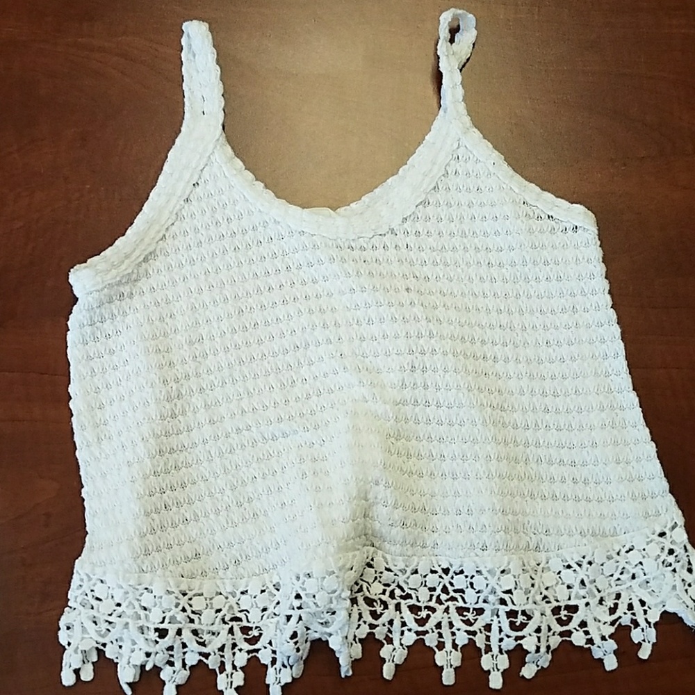 Frilly tank top