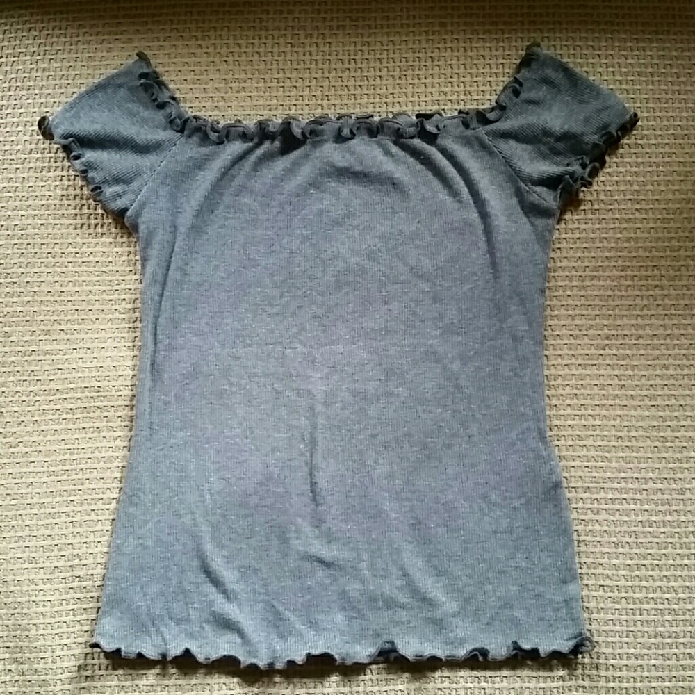 Off the shoulder crop top