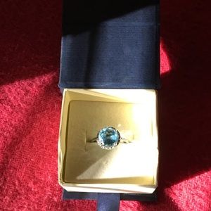 Aquamarine ring