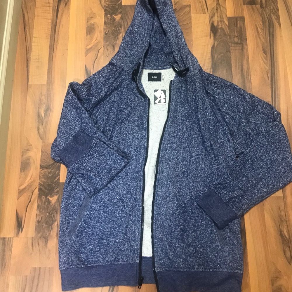 BDG Blue Hoodie from Urban Outfitters