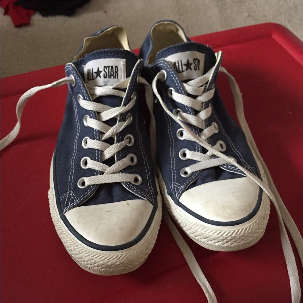 Blue Converse Sneakers