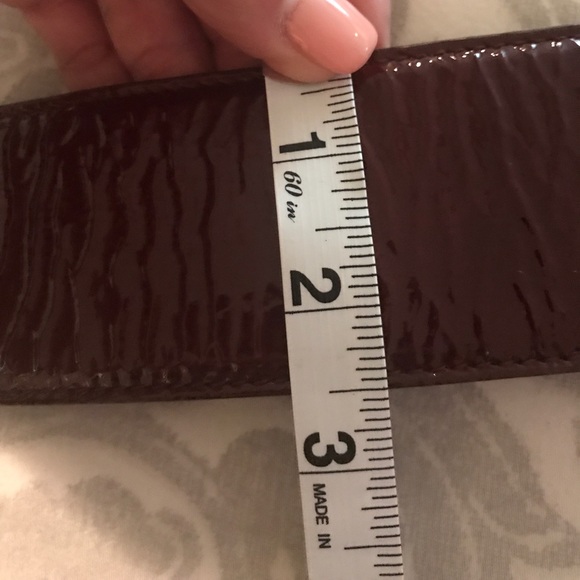 ruby red patent Authentic Escada belt - Picture 4 of 6
