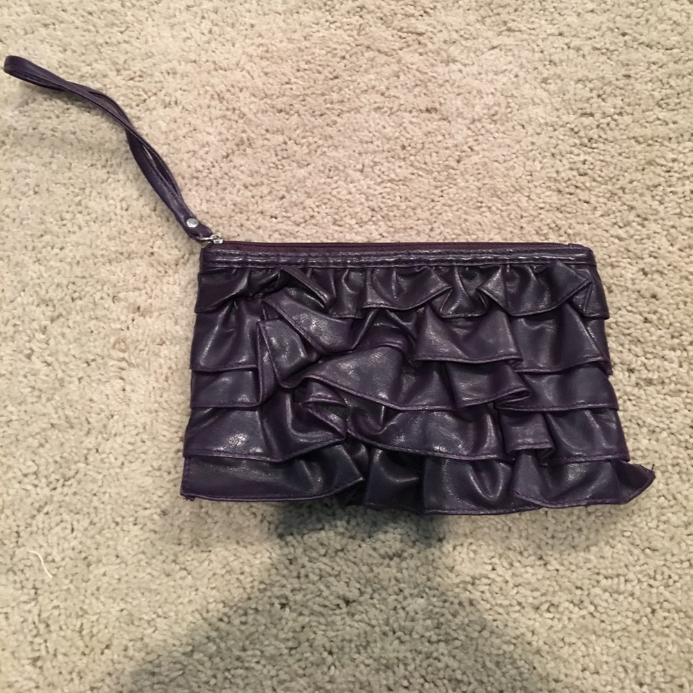 Purple wristlet