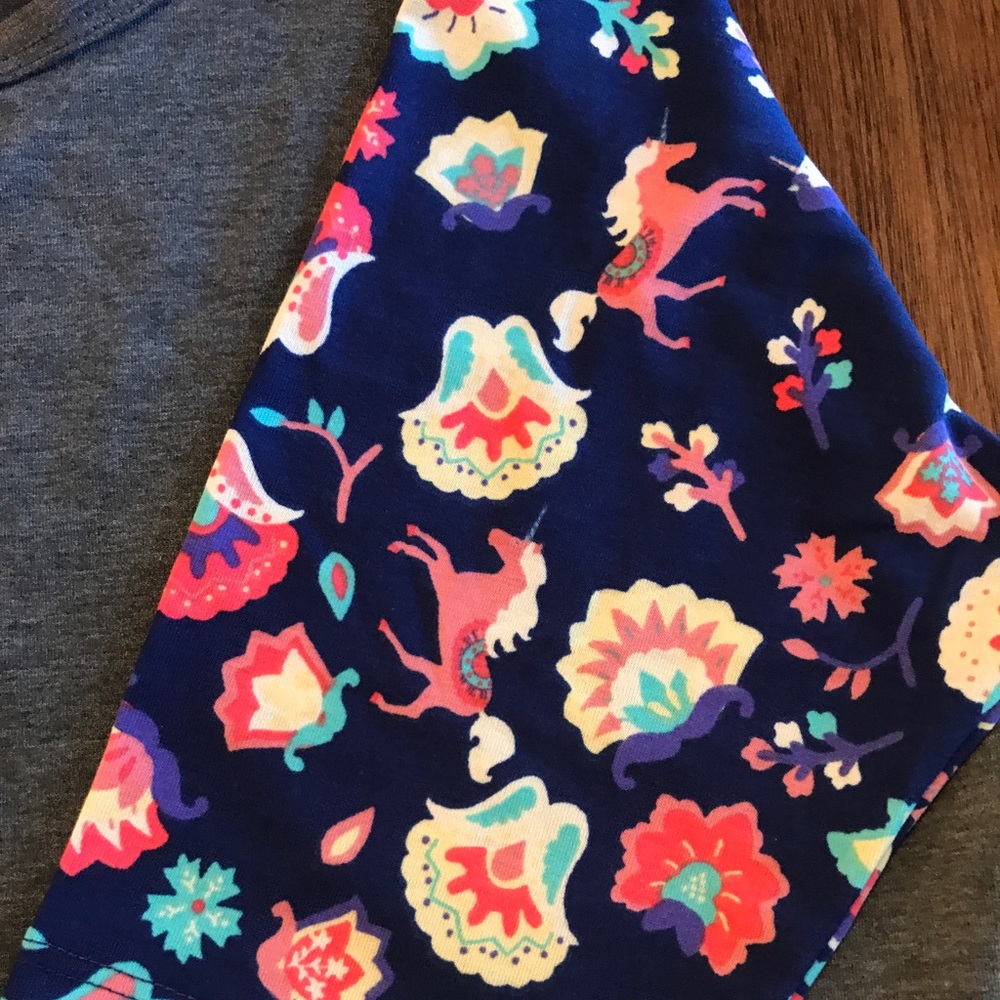 NWT LuLaRoe GIGI Actual UNICORNS! Large Floral